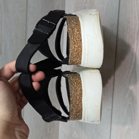 Papillio Women Cameron MarblStrappy Chunky Tractor Platform shoes Sandals sz 9.5 - Picture 7 of 15